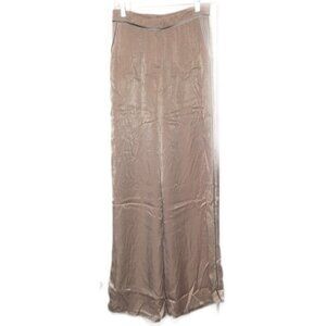 Do + BE NWT Blush Pink Shiny Wide Leg Pants SZ S